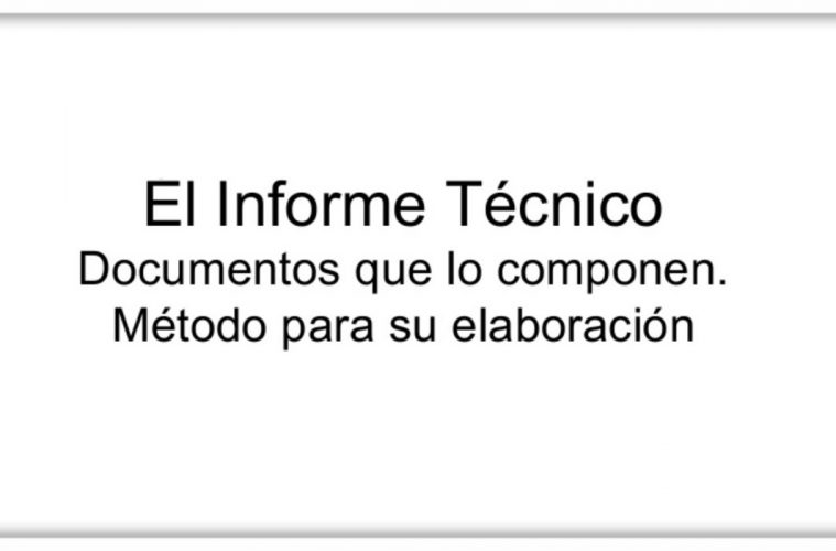 cómo redactar un informe técnico